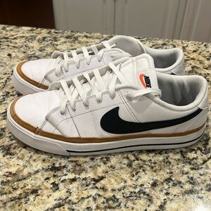 Nike white Court Legacy.